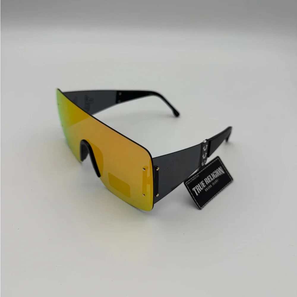True‎ Religion Stylish Black and Orange Wearable Tech Glasses
